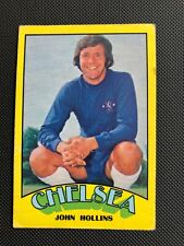 A&BC Football Orange Red Back 1974 no 14 John Hollins Chelsea picture