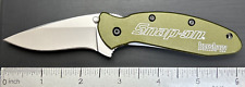 Kershaw Snap-on Scallion 1620OLSO Olive Drab A/O Pocketknife USED W/Carry Clip picture
