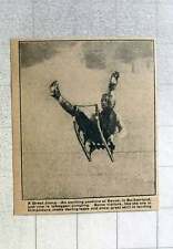 1921 Exciting Pastime At Dad Voss In Switzerland Toboggan Jumping picture