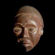 African Nigerian Igbo Wood Carved Maiden Spirit Mask IGBO Mask-G1732 picture