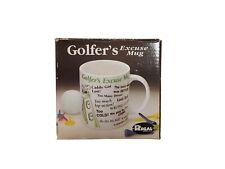 New Golfer's Excuse Mug Golf Coffee Cup, Regal Jewelry  picture