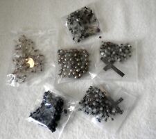 Vintage Broken Rosary Lot for Parts -Medals, Beads, Connectors, Crucifixes picture