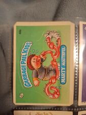 VINTAGE 1985 TOPPS  MARTY MOUTHFUL   GARBAGE PAIL KIDS#48b STICKER SERIE 2 MINT+ picture