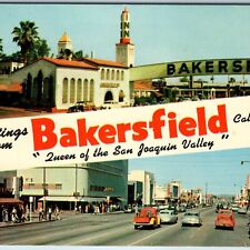 c1950s Bakersfield, Cali. Greetings Letter Entrance Sign Downtown Stores PC A237 picture