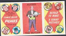 ALFRED THE BUTLER    1966 Topps Comic Book Foldees #20/  NM STUNNING UNPUNCHED picture