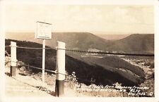 The Devil's Saddle New Creek West Virginia WV c1930s Real Photo RPPC picture