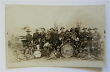 2nd Field Artillery U.S. Army Band Pyramids c. 1920 Real Photo Postcard picture