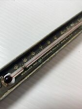 Vtg. Moeller Inst. Co. Hanging 15” Thermometer with Steel Case, -30-130F NY USA picture