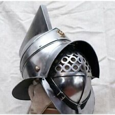 18GA SCA LARP Medieval Gladiator Helmet III Brass Reenactment Armor Steel helmet picture