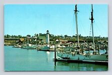 Marina Oceanside California CA Postcard UNP VTG Columbia Unused Vintage picture