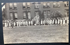 RPPC Postcard School Girls Dancing May Day Ceremony picture