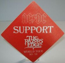 AC/DC Backstage Pass Razors Edge Tour Original 1991 Gift For Dad Hard Rock Fans picture