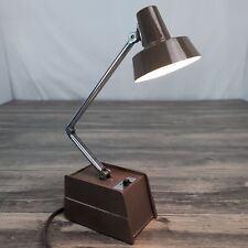 Mobilite No.27 Aluminum Faux Wood Chrome Articulating Desk Lamp MCM Vintage Work picture