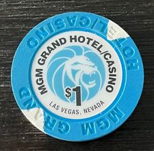 MGM Grand Hotel Casino The Strip Las Vegas Nevada $1 Casino Chip picture