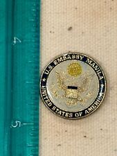 EXTREMELY RARE US DEPARTMENT OF STATE US EMBASSY MANILA PHILIPPINES PIN CIA FBI picture