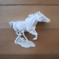 Vintage KAISER Horse Figurine GOLDEN CROWN Porcelain Running Porcelain Horse  picture