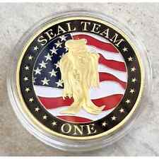 US NAVY SEAL TEAM ONE Challenge Coin picture