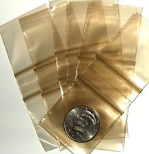 100 Gold 2 x 2 inch Apple baggies 2020 mini zip bags reclosable picture