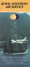 Royal Hawaiian Air Service timetable 1974/12/01 picture