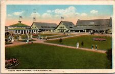 Virginia VA postcard Virginia Beach, Entrance Casino Vintage picture