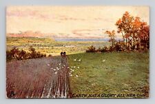 Postcard Earth Has a Glory All Her Own Glories of Nature Tuck Oilette Antique K2 picture