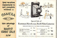 Macy's Eastman Hawk-Eye Camera Adverting Brochure 1927 Vintage Photography picture