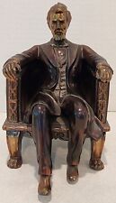 BRONZE LINCOLN MEMORIAL SEATED LINCOLN - CREATED & MADE BY DODGE INC. picture