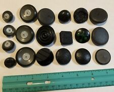 Lot Of 19 Large Ornate Fancy Vintage Black Buttons Craft picture
