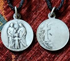 The Holy Family Vintage & New Holy Medal by Bouix & A. Penin Foundry France  picture