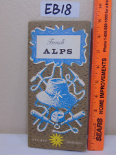 VINTAGE FRENCH ALPS TOURIST BROCHURE BOOKLET MAP BY GOVERMENT COSTUMES picture