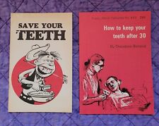 Pair of Vintage Dental Booklets from Public Health 1970s picture