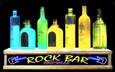 2' Led  liquor bottle display /shot glass display ROCK BAR BAR SIGN BUILT IN  picture