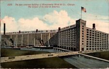 Postcard New Montgomery Ward & Co. Building Chicago IL Illinois 1913      H-140 picture