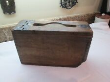 WWI M1917 Browning Machine Gun Wooden Dovetailed Wood Ammunition Ammo Box WW1 picture