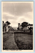 Sierra Leone Postcard A Street in Freetown c1920's Unposted Antique Tuck Art picture