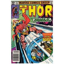 Thor #317 Newsstand 1966 series Marvel comics VF Full description below [n, picture