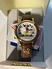 Disney Mickey Mouse Musical Lorus Quartz Watch New In Original Package picture