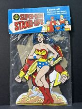 1977 DC Super-Hero Stand-Ups Superman, Wonder Woman, Flash, Shazam & Aquaman picture