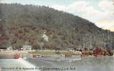 J84/ Hansford West Virginia Postcard c1910 Homes Lock Kanawha River 393 picture