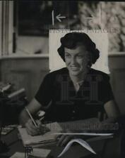 1950 Press Photo Mrs. Marjorie Turnbull, New Orleans Academy of Art Registrar picture