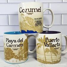 2017 Starbucks 16 Oz Mugs ~ Cozumel, Playa Del Carmen, Puerto Vallarta. NWOT picture