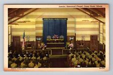 Camp Grant IL-Illinois, Interior, Emmanuel Chapel, Religion, Vintage Postcard picture