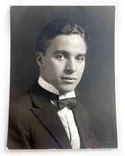 Original Type 1 Charlie (Charles) Chaplin 10x13 Pach Brothers Silver Gelatin picture