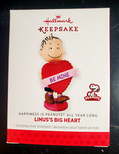 2013 Linus's big heart#7 happiness is Peanuts all year long series Hallmark Orn. picture