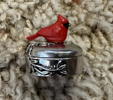 Westmon Works Cardinal Trinket Box Miniature Decorative Keepsake Prayer Charm... picture
