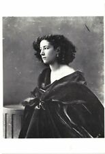 Sarah Bernhardt, Paris 1862•Photo by Felix Nadar Vintage POSTCARD picture