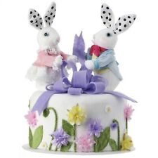 Regency International Styro Bunnies and Bow Floral Cake 10.25