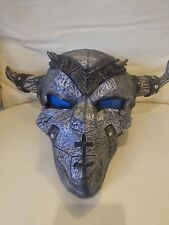  VTG Halloween Mask Illusions Illusive Concepts 2001 Warlord Spiked Metal Viking picture