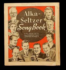 1937 Alka Seltzer Song Book with Ads, Hauth's Drug Store, Hawkeye IA Iowa picture