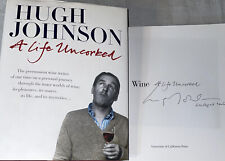 SIGNED & Dated A Life Uncorked Book Hugh Johnson Hardcover HC DJ CA Wine Winery picture